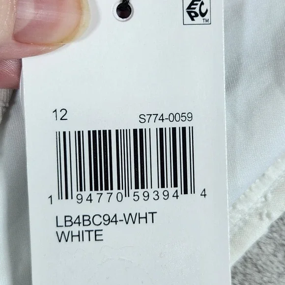 La Blanca Womens Size 12 White Saltwater Sands Tassel Tie Hipster Swim Bottoms - Picture 5 of 6